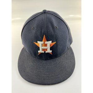 MLB Houston Astros Fitted Hat New Era 59fifty, Size 7 1/4
